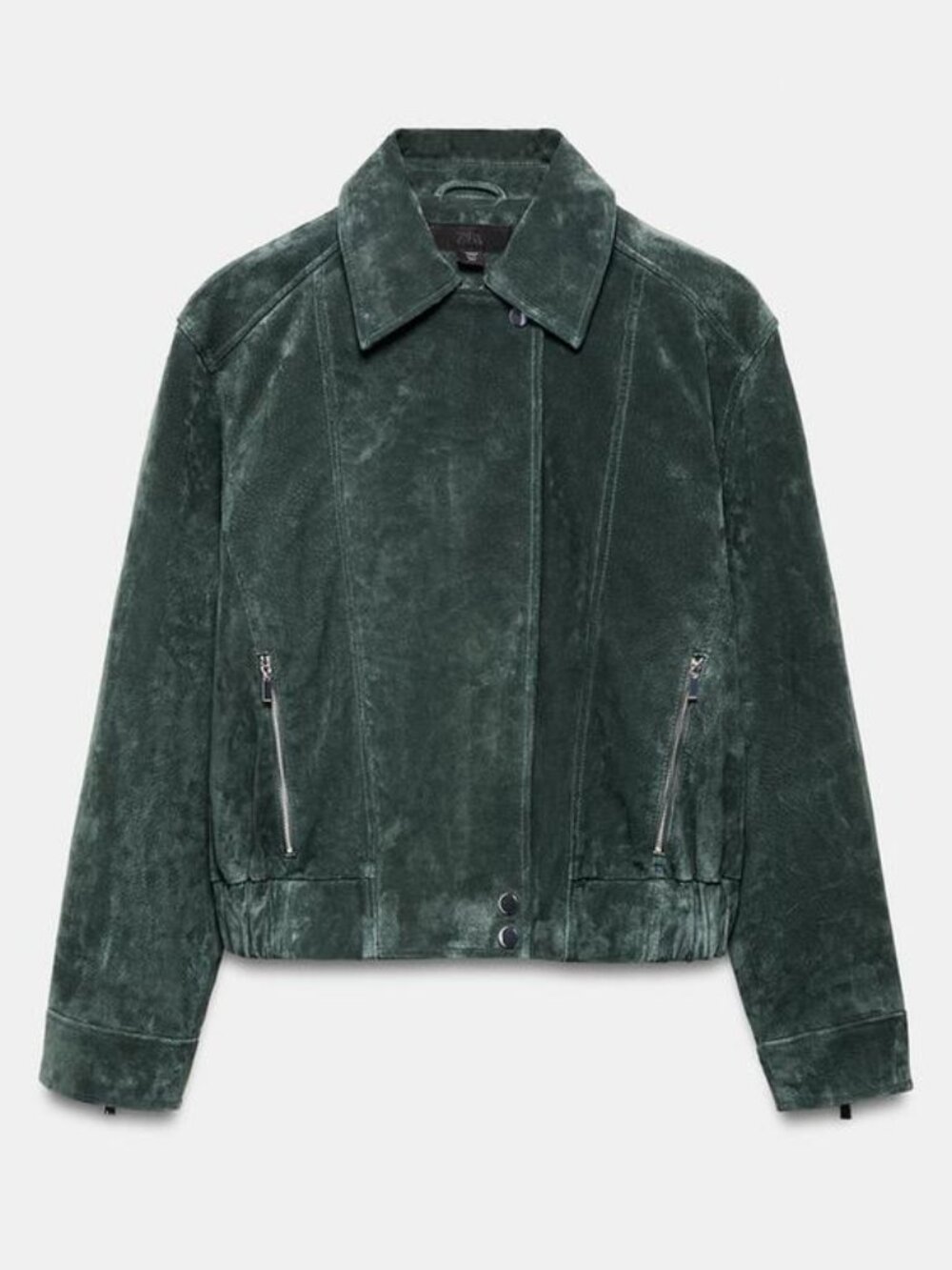 ZARA 100% SUEDE LEATHER JACKET